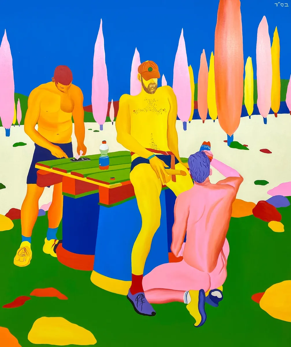 Navot Miller, Water break, 2022, Oil on canvas