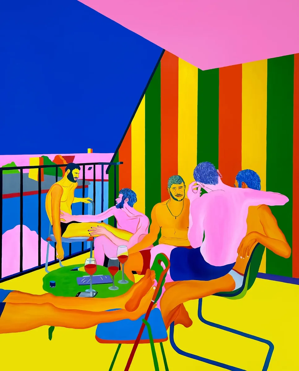 Navot Miller, Terraza, 2022, Oil on canvas