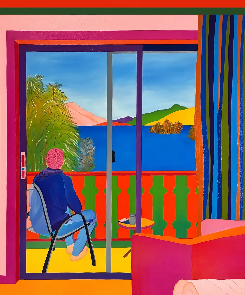 Navot Miller, Lazare in Melody Manor, 2024, Oil on canvas