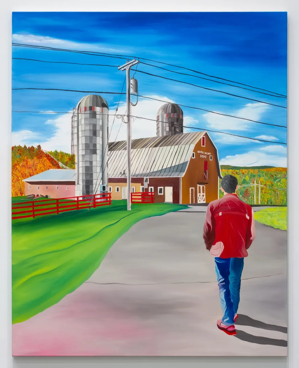 Navot Miller, Lazare in Upstate New York, 2025, Oil on canvas