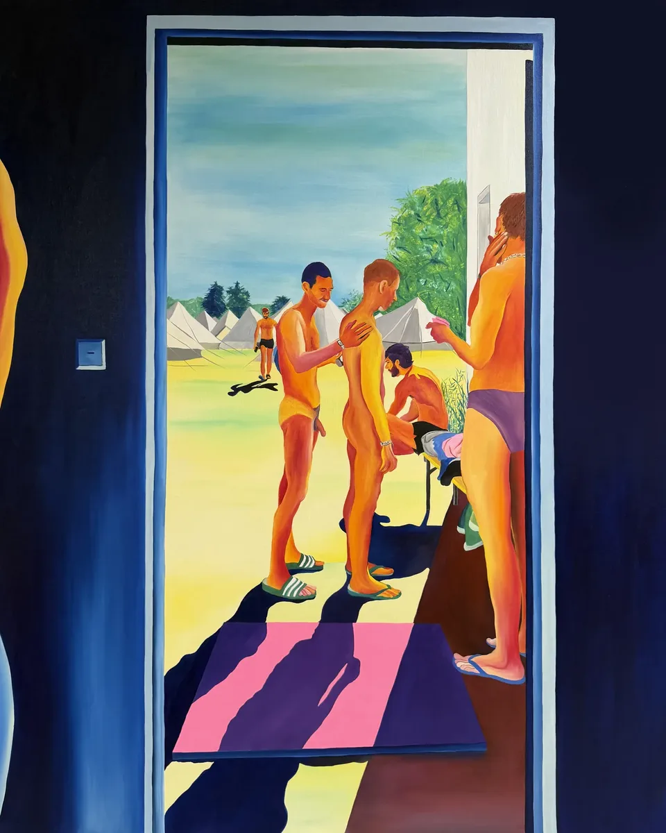 Navot Miller, Sunscreen, 2026, Oil on linen