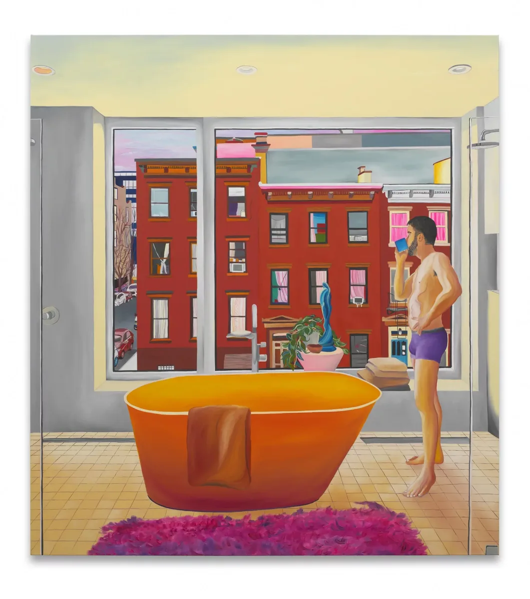 Navot Miller, Eli in Berry St., 2025, Oil on linen