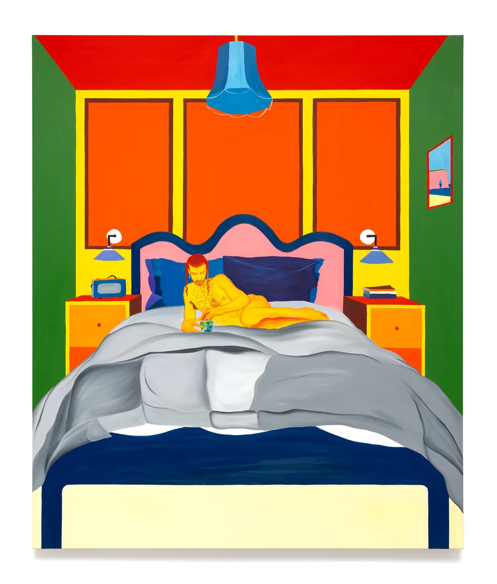 Navot Miller, Navot in Margate House Hotel, 2023, Oil on canvas