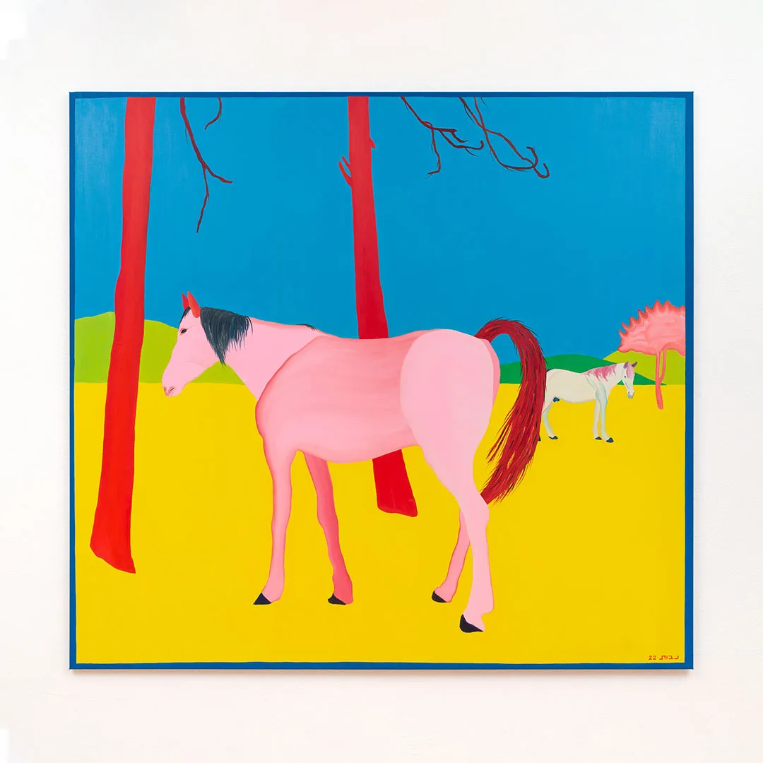 Navot Miller, Horse in Craveiral, 2022, Oil on canvas